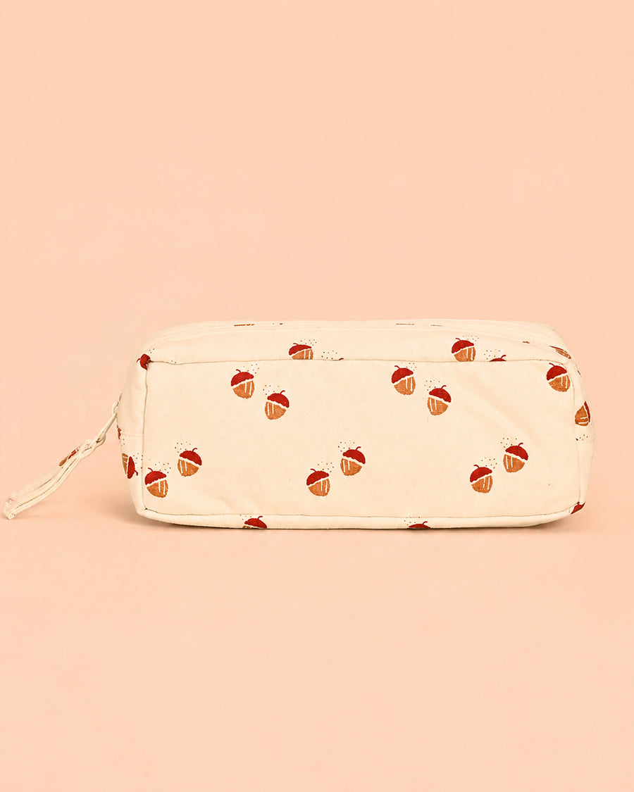 Strawberry Printed Pencil Pouch