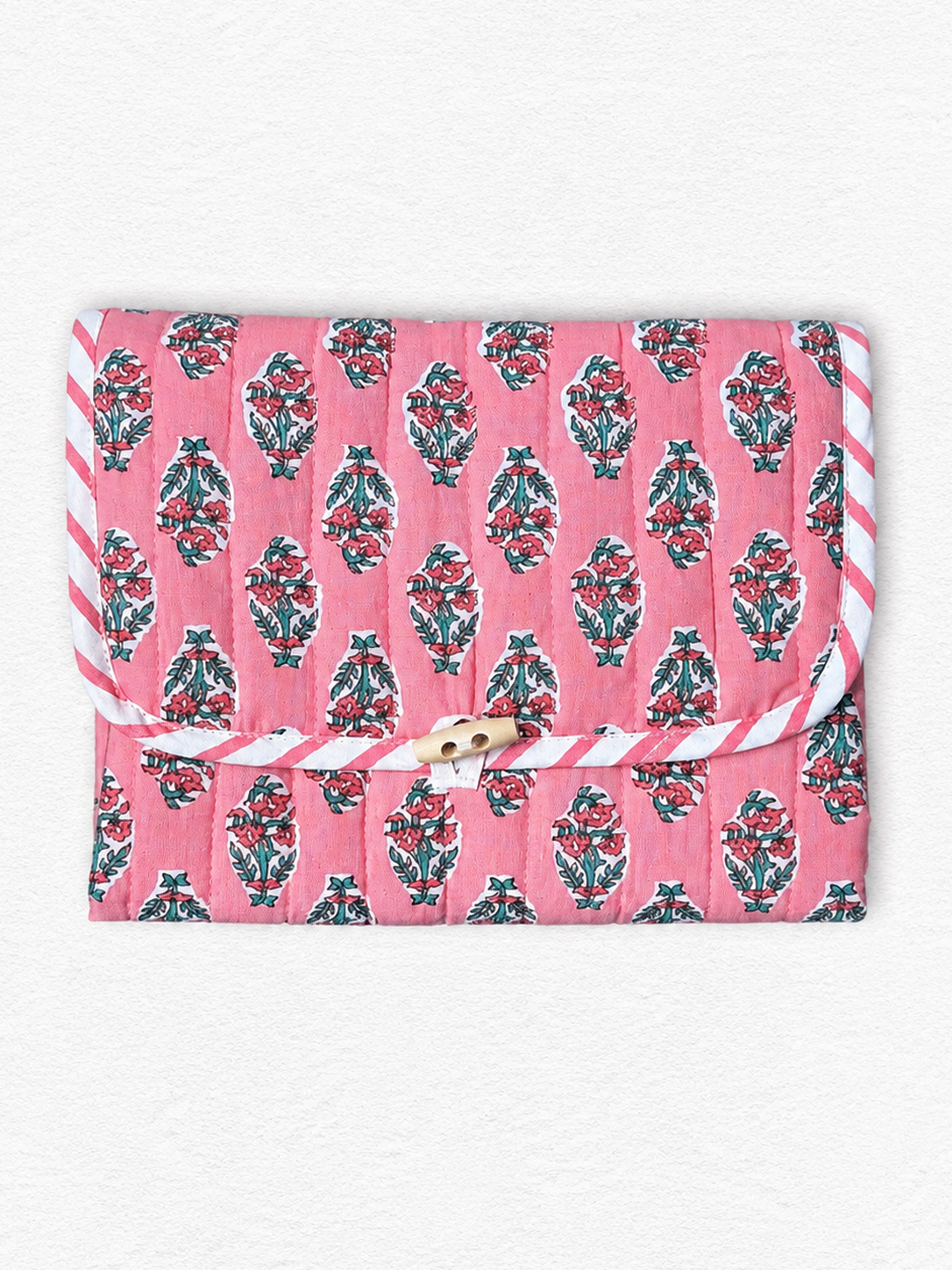 Pink Floral Baby Changing Mat | Portable Waterproof Changing Pad | Nursery Essential