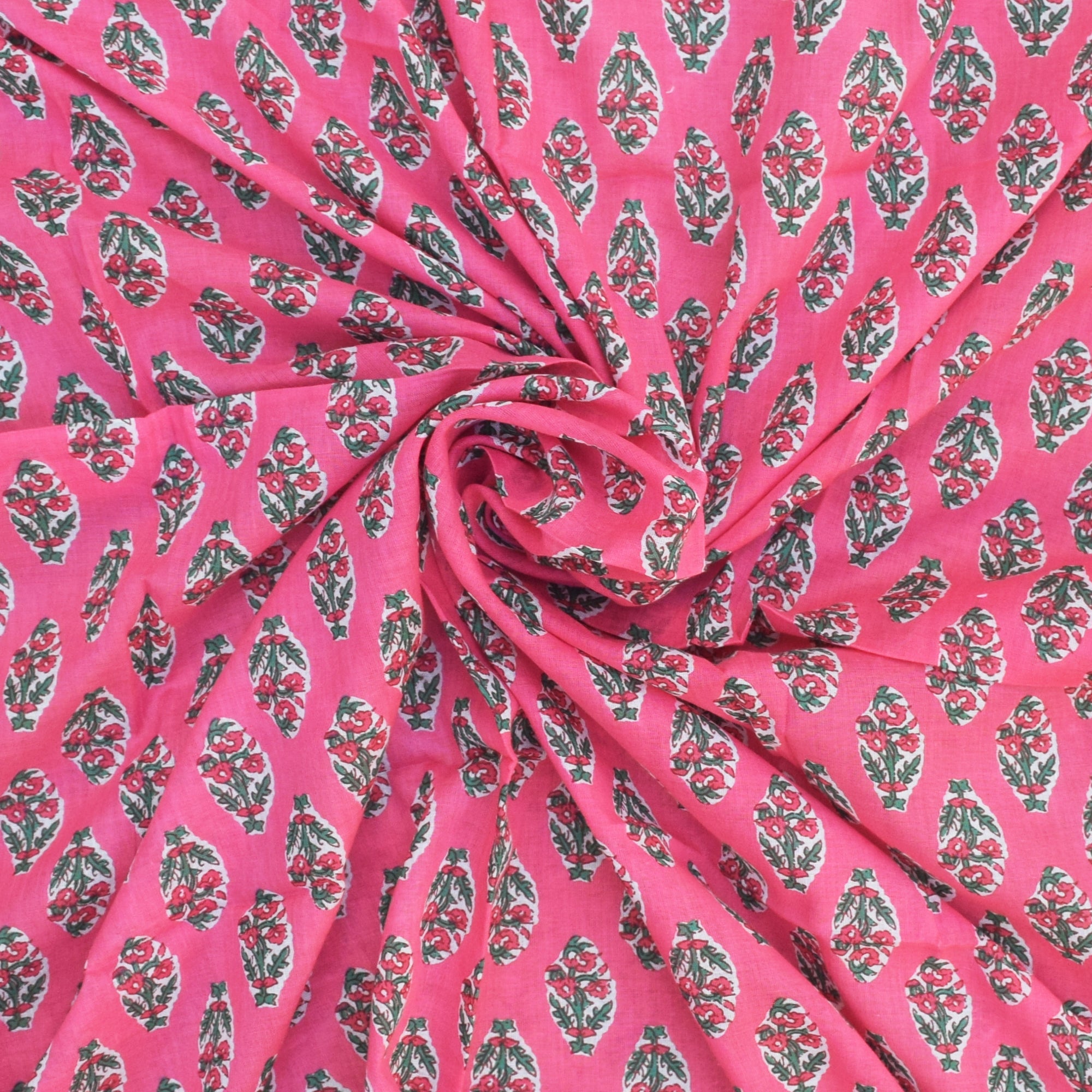 Square Pink Summer Cotton Scarf