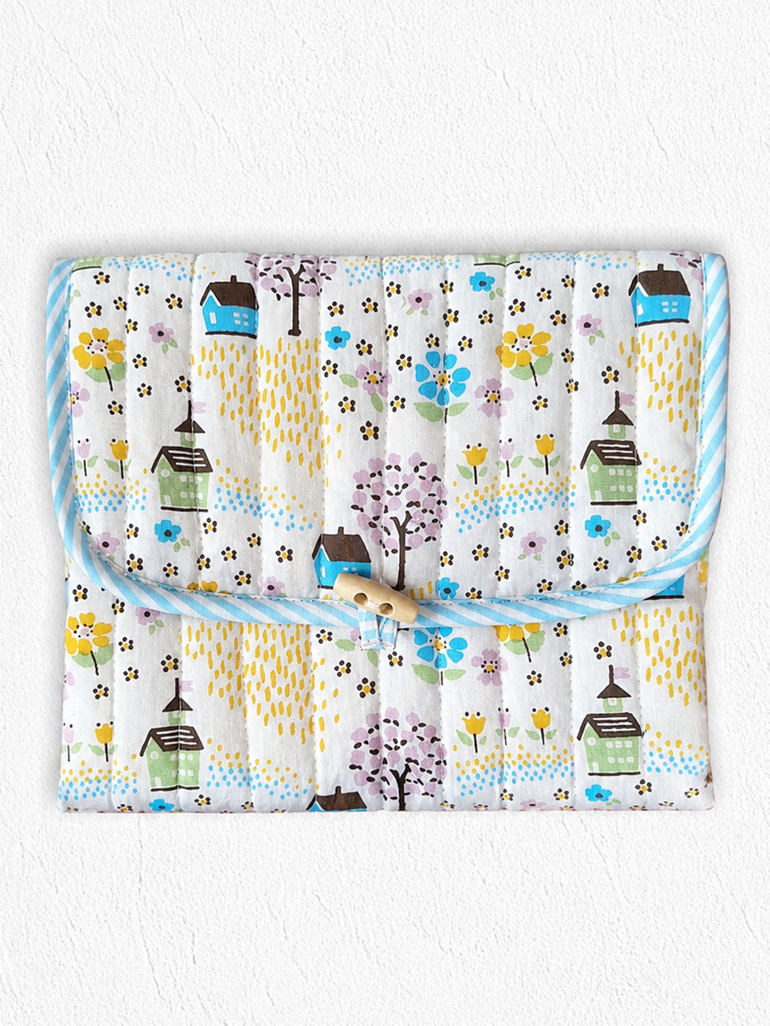 Floral Baby Changing Mat | Portable Waterproof Changing Pad | Nursery Essential