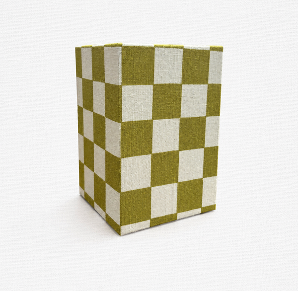 Green Checkered Pen Stand