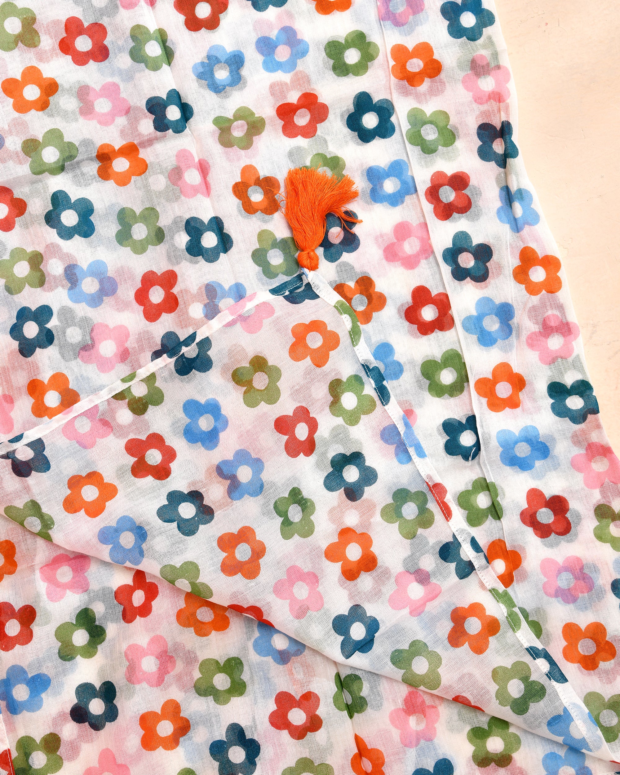 Long Multicolour Summer Scarf