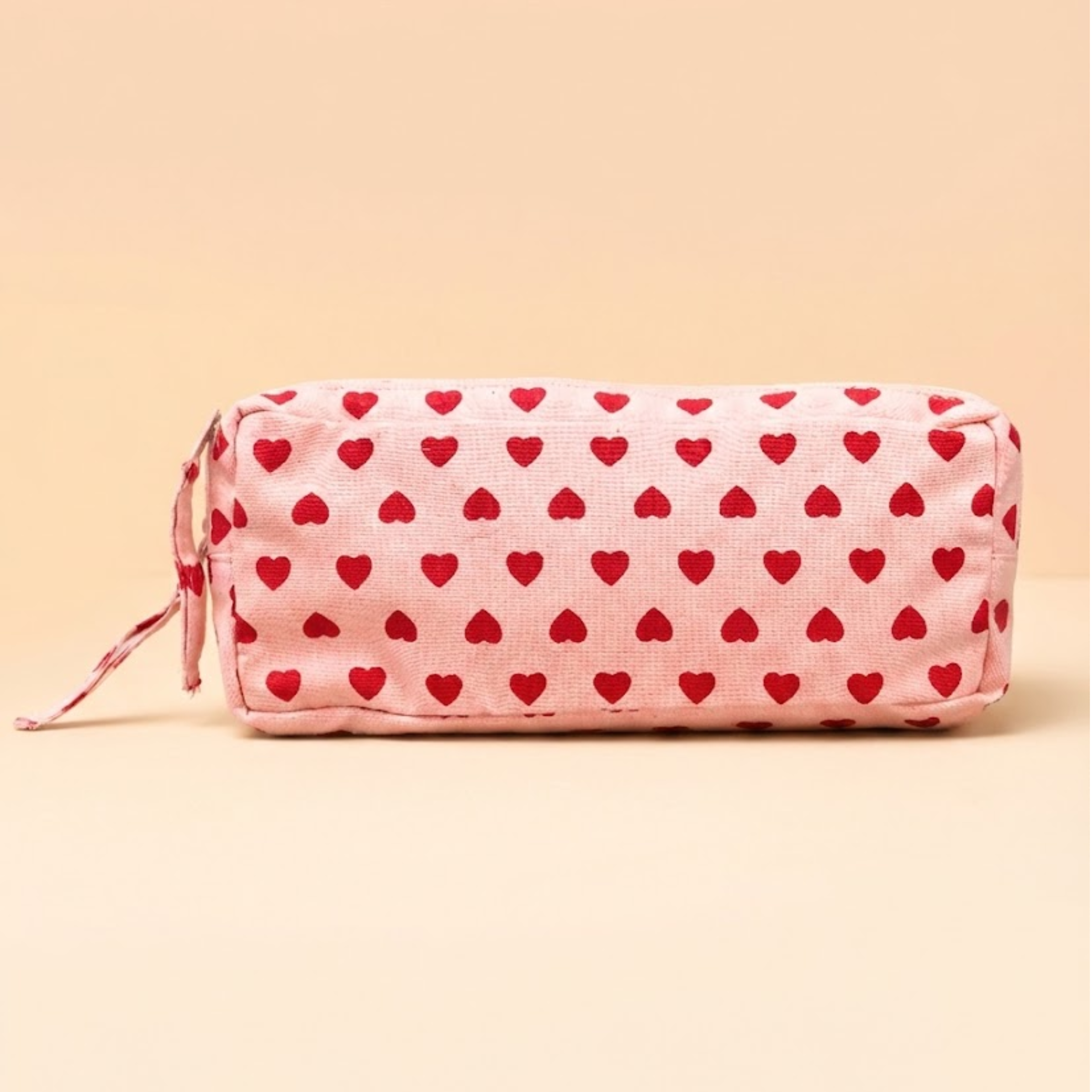 Pink Heart Pencil Pouch